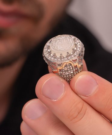 خاتم حجر رخام حضرة الامام الحسين