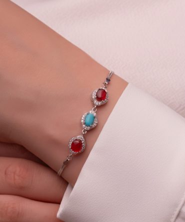 سوار فيروز و عقيق نسائي