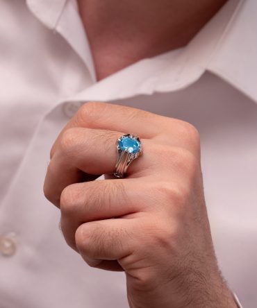 خاتم توباز رجالي